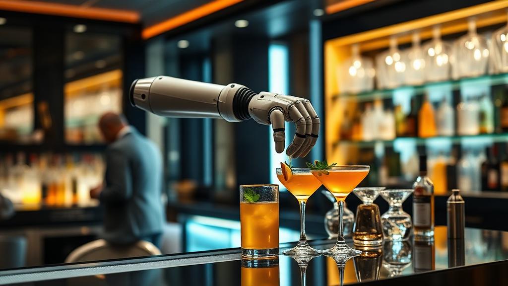 Robotic Cocktail Bartenders: Elevating Nightlife in Luxury Hotels